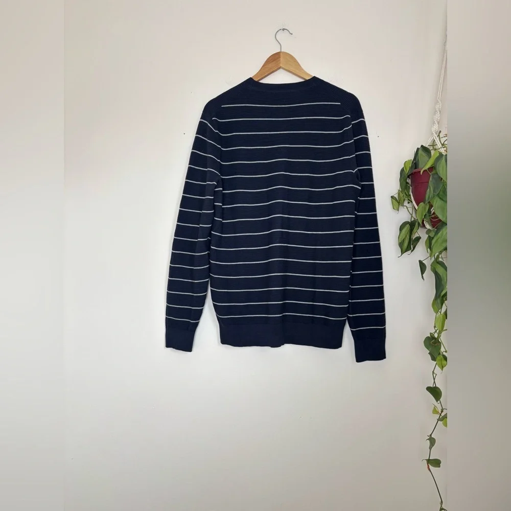 Banana Republic Knit Pullover Crewneck in Navy